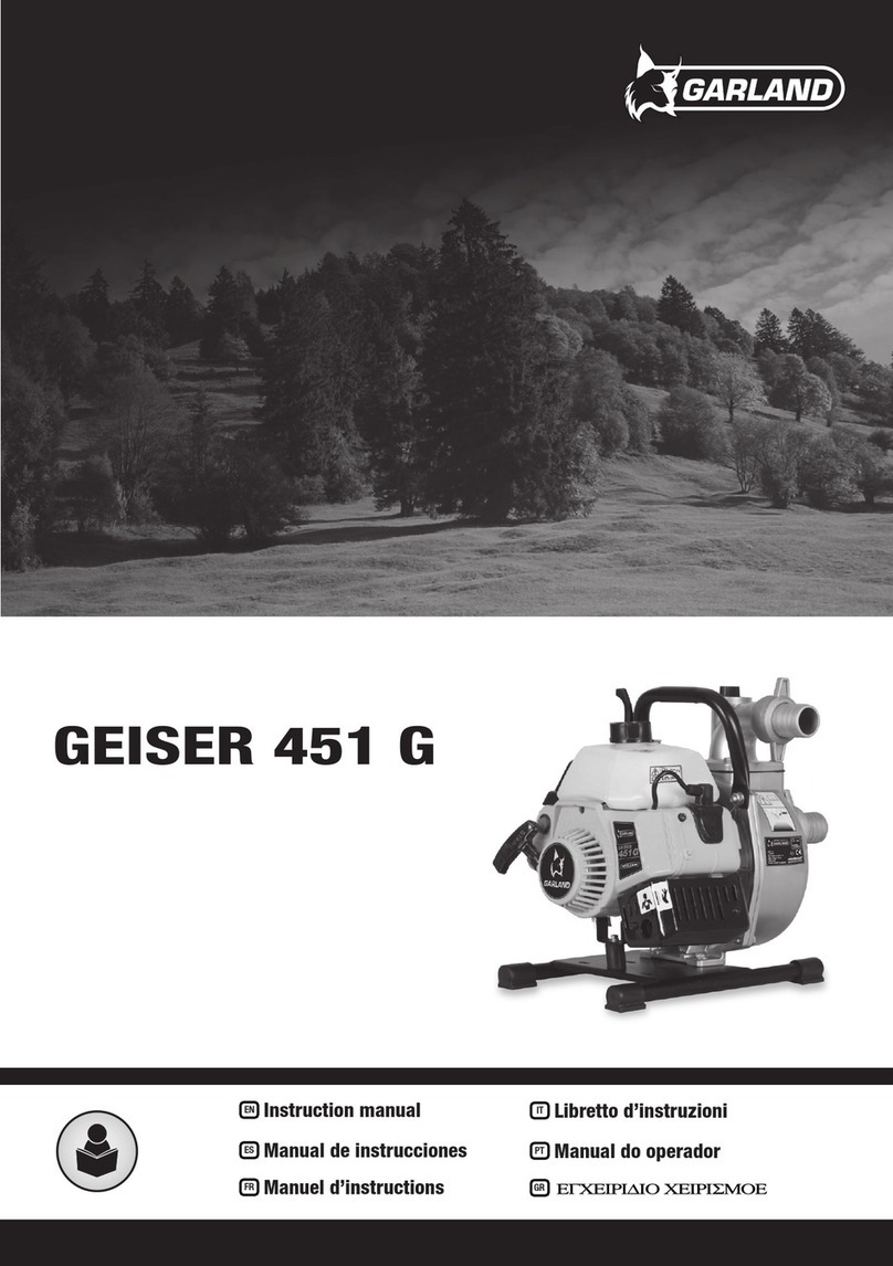 Garland GEISER 451 G User manual