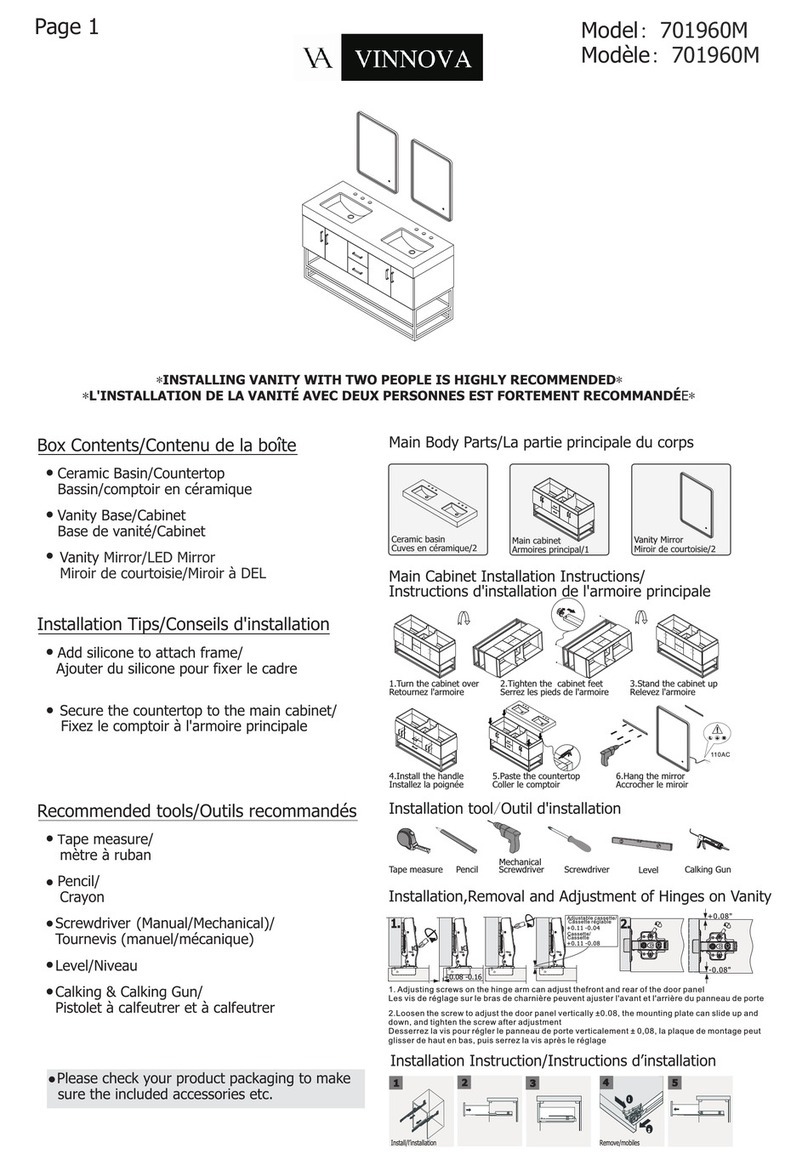 VINNOVA 701960M User manual VINNOVA 701960M User manual