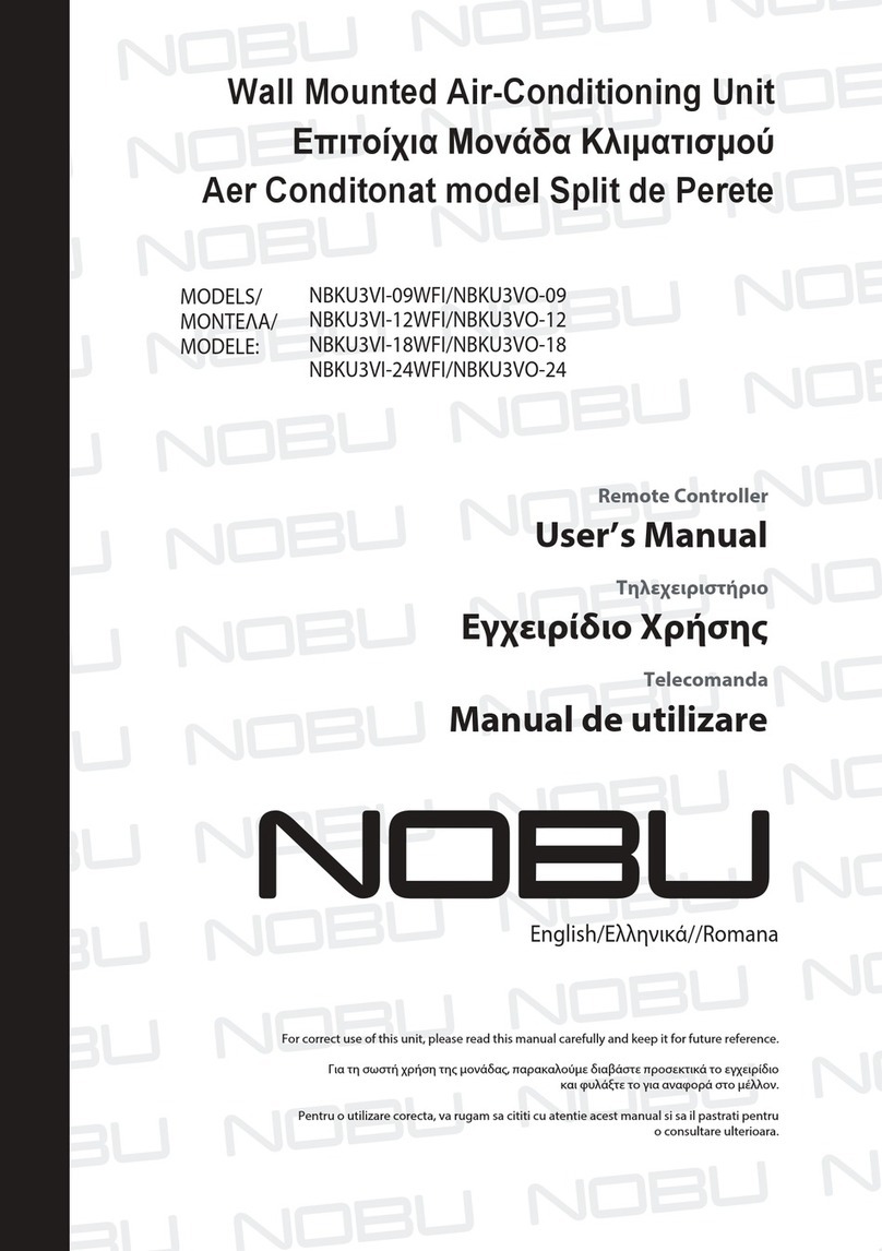 Nobu NBKU3VI-09WFI user manual