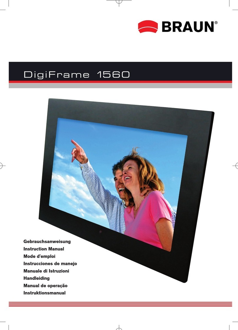 Braun DigiFrame 1560 User manual