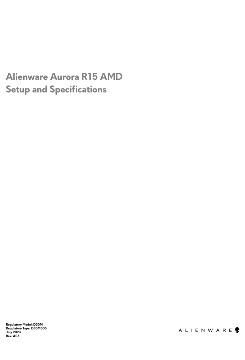 Alienware Aurora R15 AMD Setup and specifications