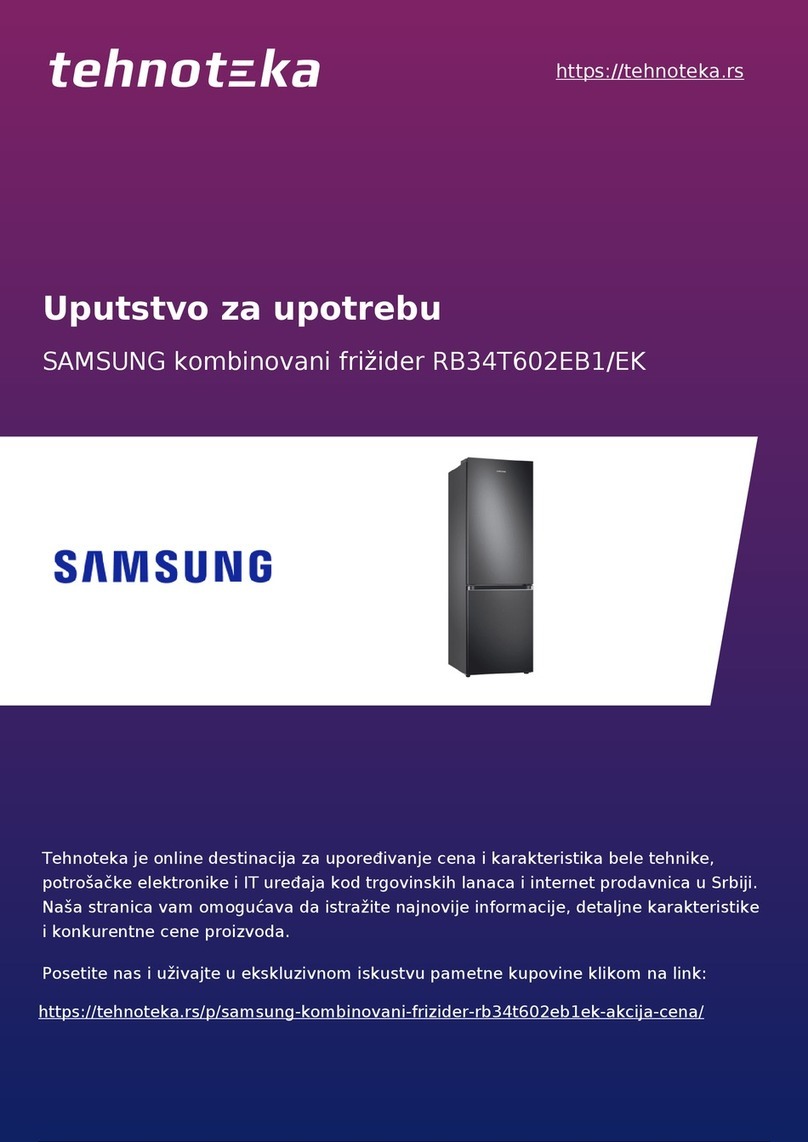 Samsung RB34T602EB1/EK manual