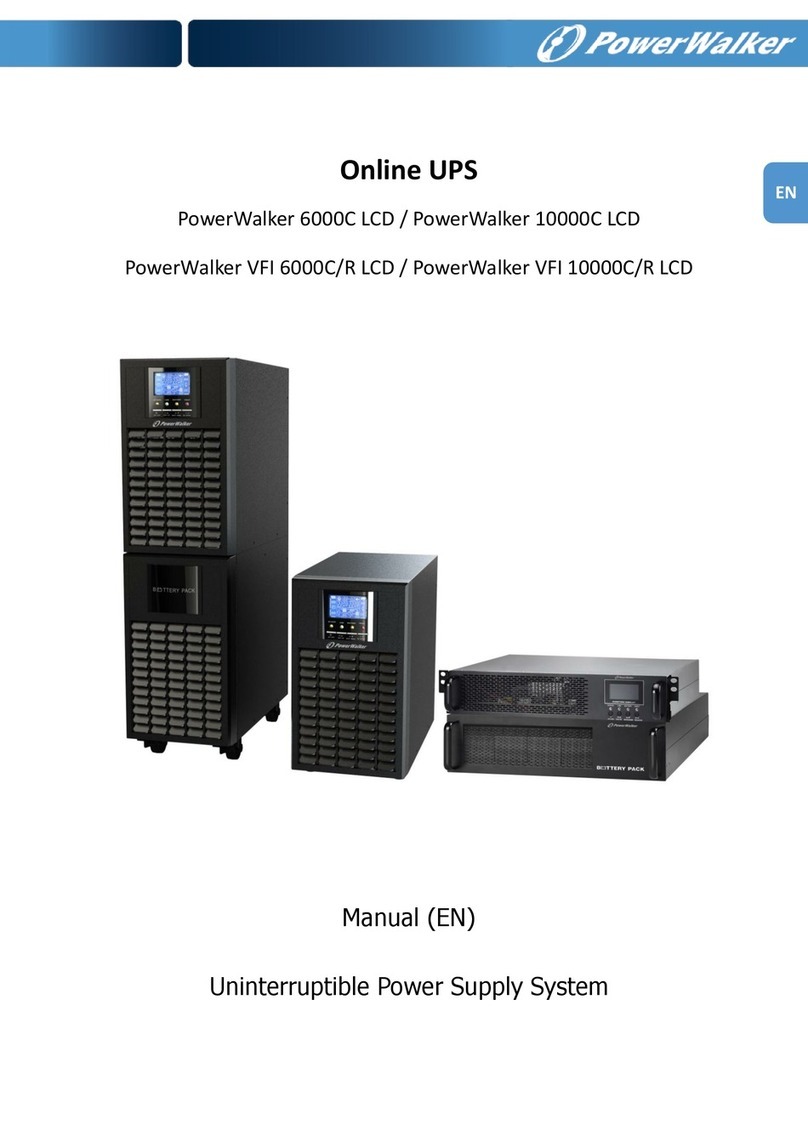 PowerWalker 6000C LCD User manual