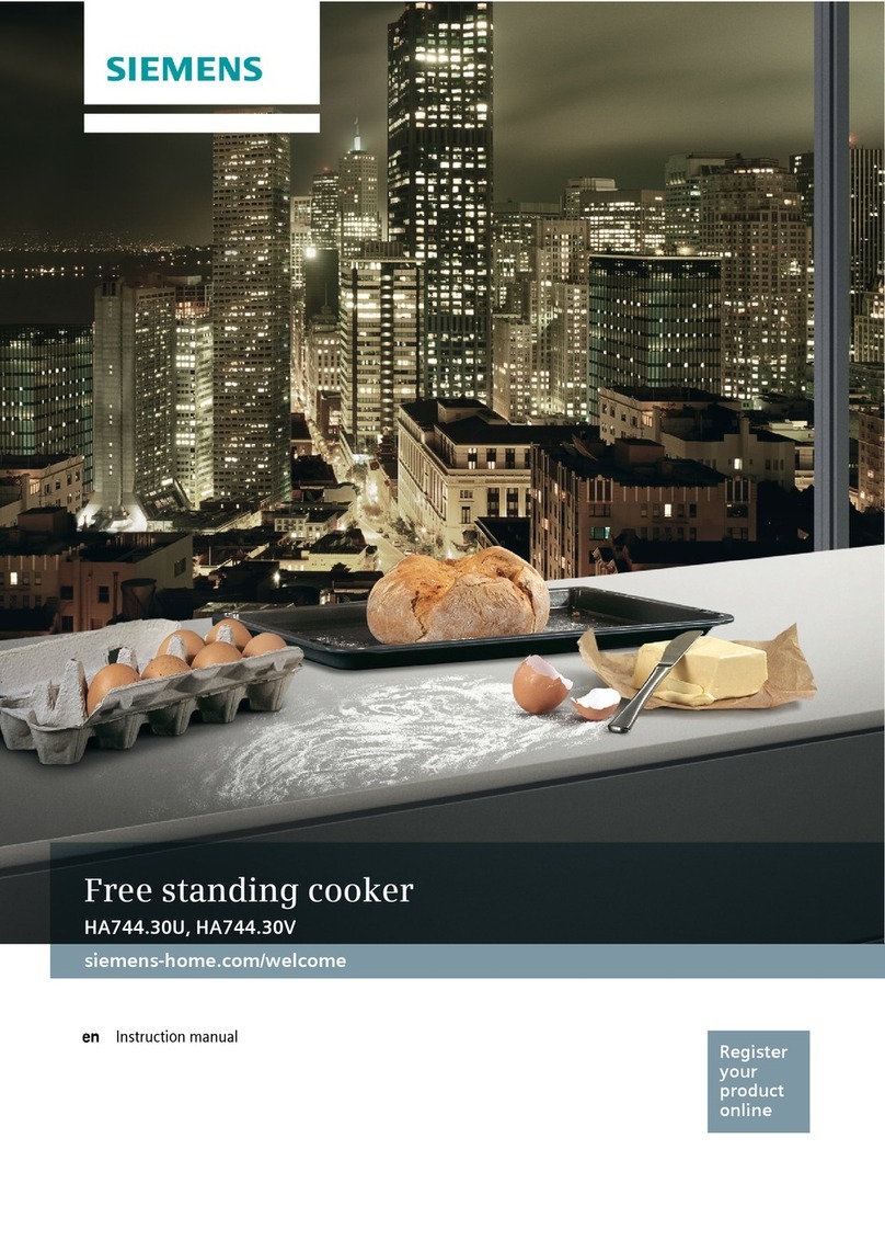 Siemens HA744 30U Series User manual