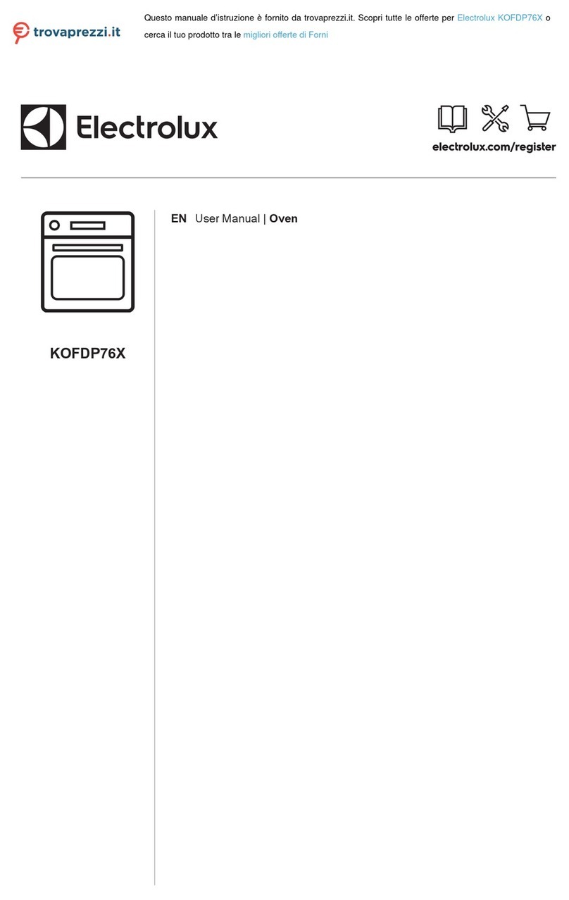 Electrolux KOFDP76X User manual