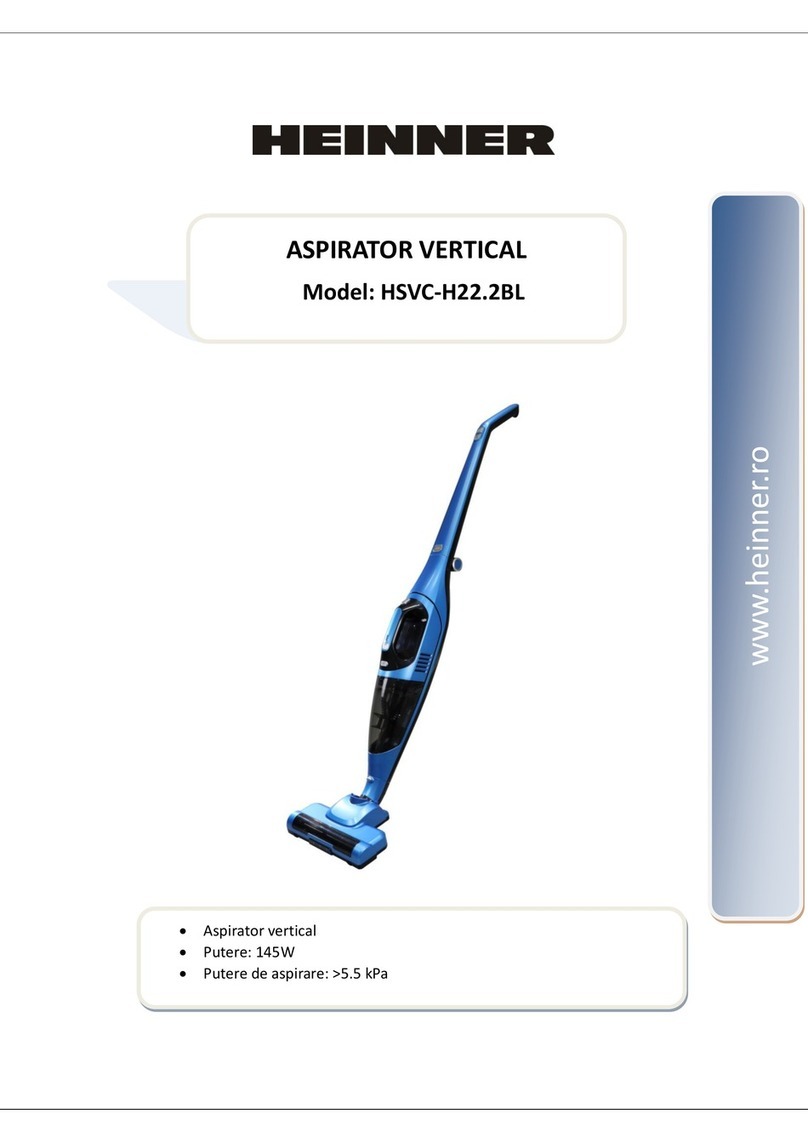Heinner HSVC-H22.2BL User manual Heinner HSVC-H22.2BL User manual