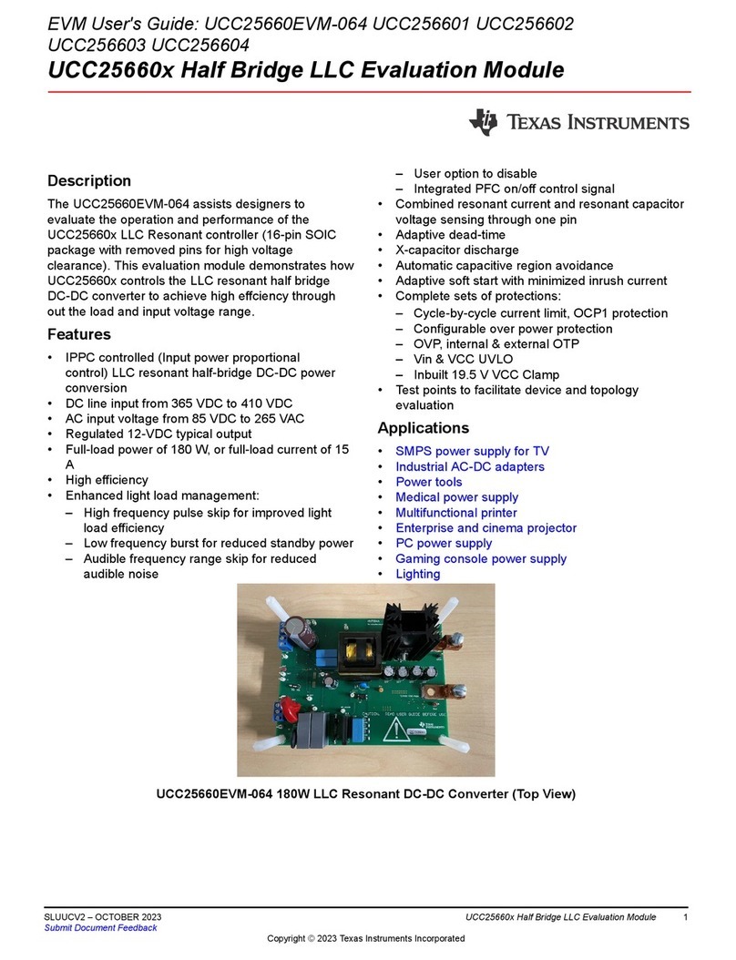 Texas Instruments UCC25660 Series User manual