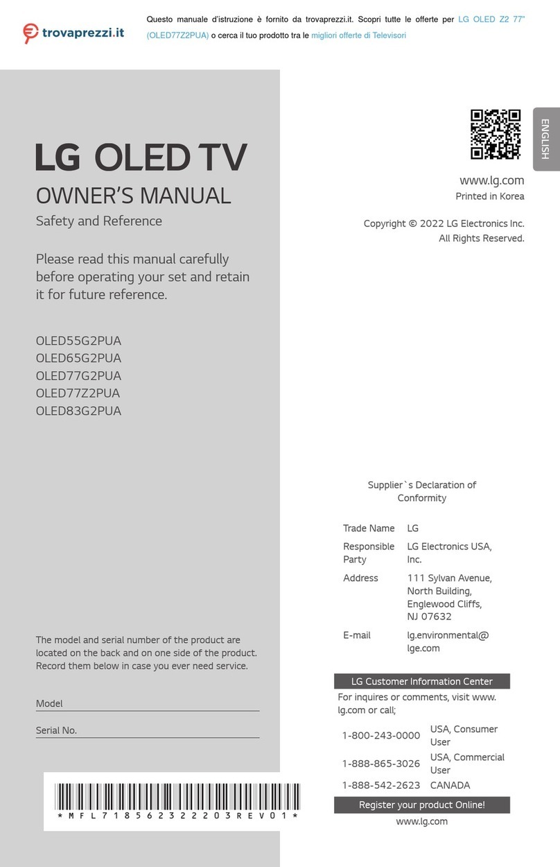 LG OLED Z2 User manual