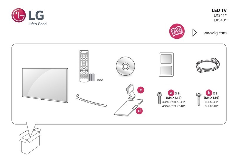 LG LX540 Series User manual