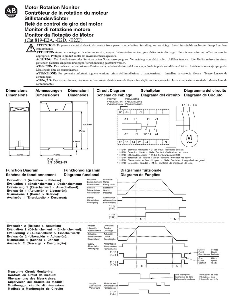 Rockwell Automation 819-E2A quick start guide
