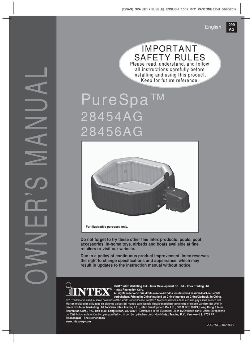 Intex PureSpa 28454AG User manual