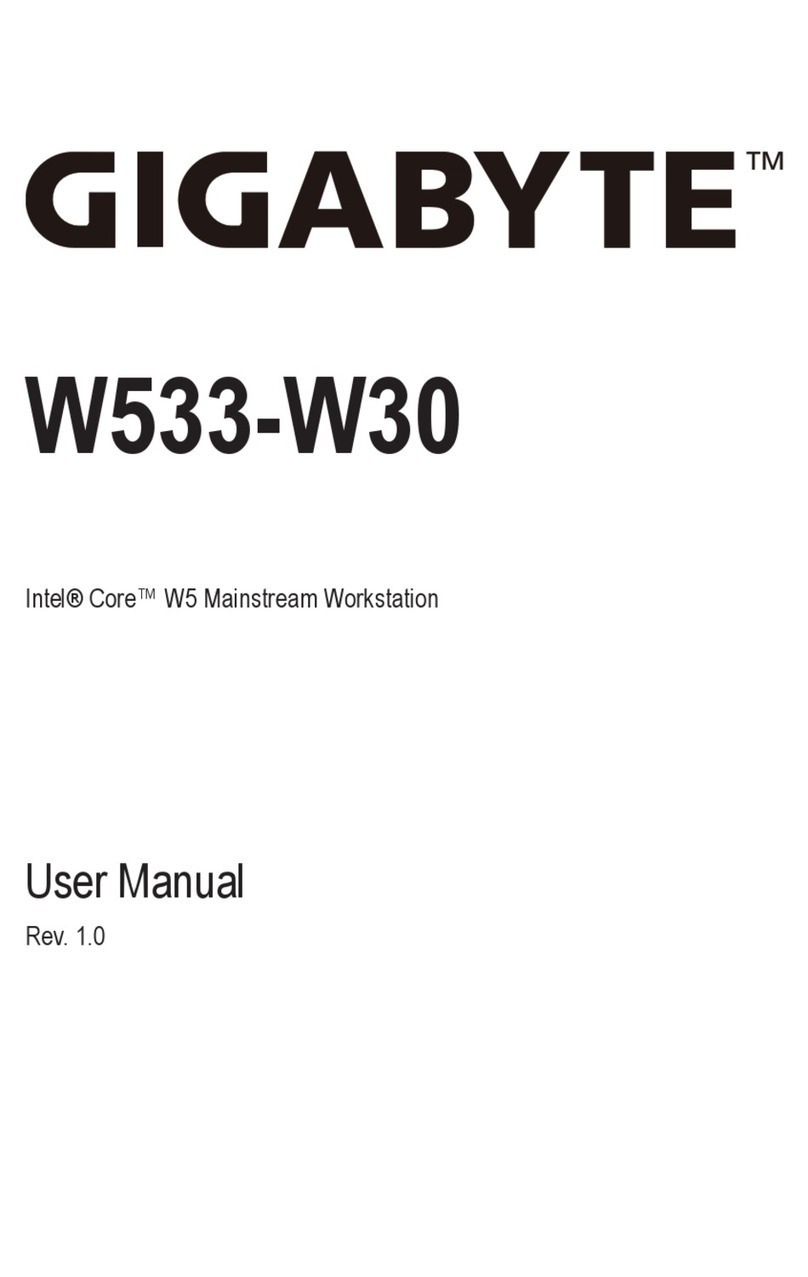 Gigabyte W533-W30 User manual