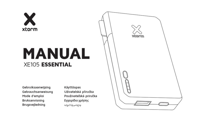 xtorm XE105 ESSENTIAL manual