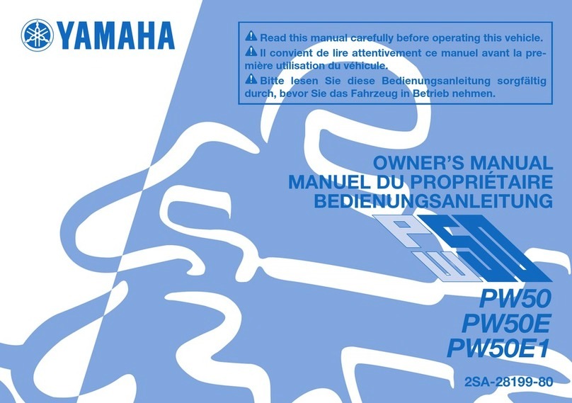 Yamaha PW50 2013 User manual