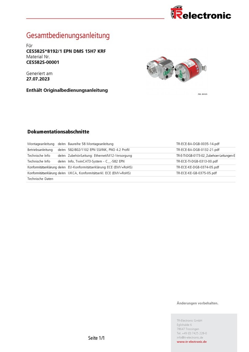 TR-Electronic CES582S-8192/1 EPN DMS 15H7 KRF User manual