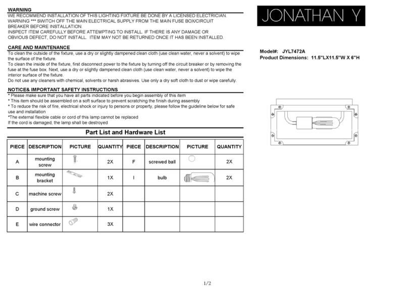 JONATHAN Y Magnolia JYL7472A manual