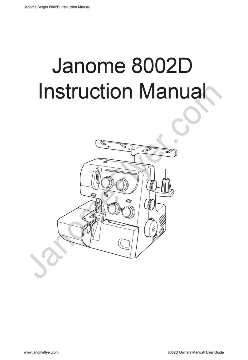 Janome Stirling 8002D User manual