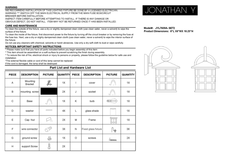 JONATHAN Y Cadiz JYL7609A manual
