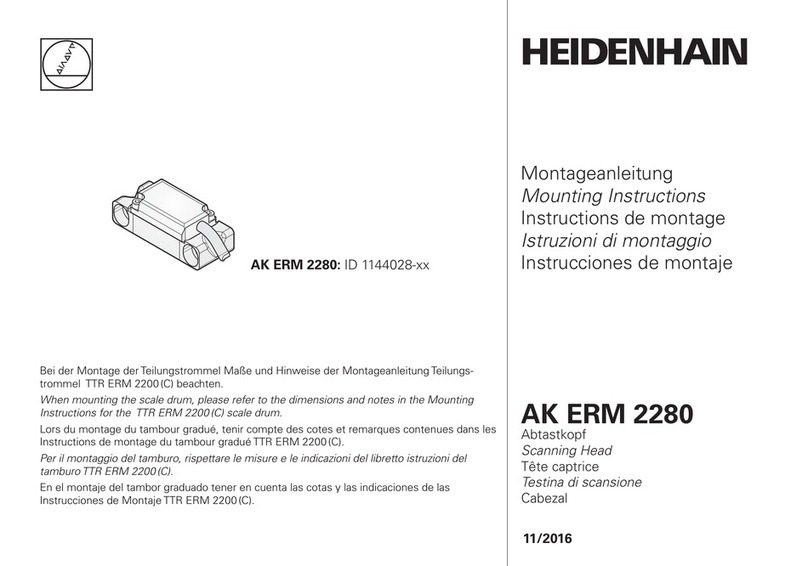 HEIDENHAIN AK ERM 2280 Mounting instructions