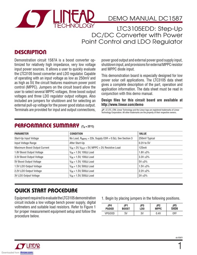 Linear Technology DC1587 Quick setup guide