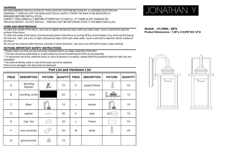 JONATHAN Y Cary JYL7606A manual