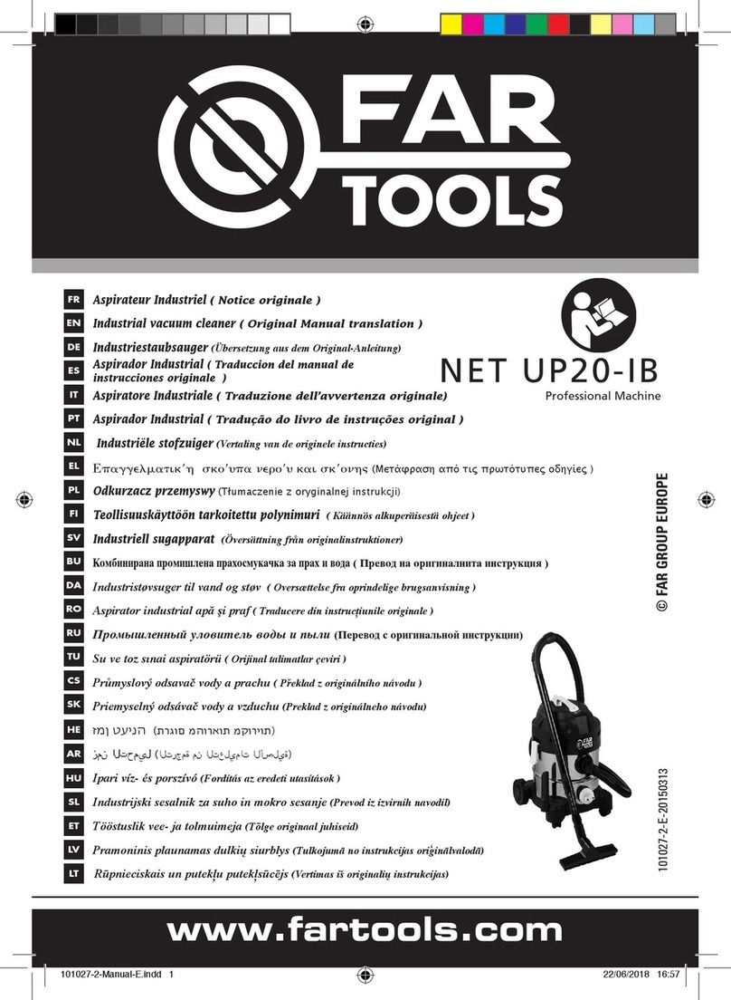 Far Tools NET UP20-IB Use and care manual Far Tools NET UP20-IB Use and care manual