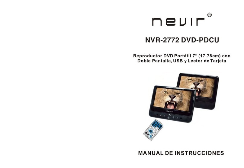 Nevir NVR-2772 DVD-PDCU instruction manual