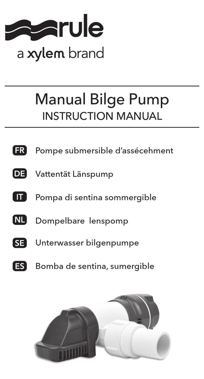 Xylem rule RLP900D User manual