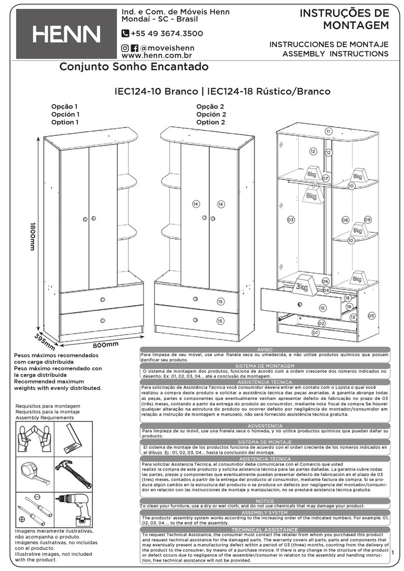 HENN IEC124-10 Assembly instructions
