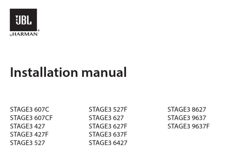 Harman JBL STAGE3 607C installation manual
