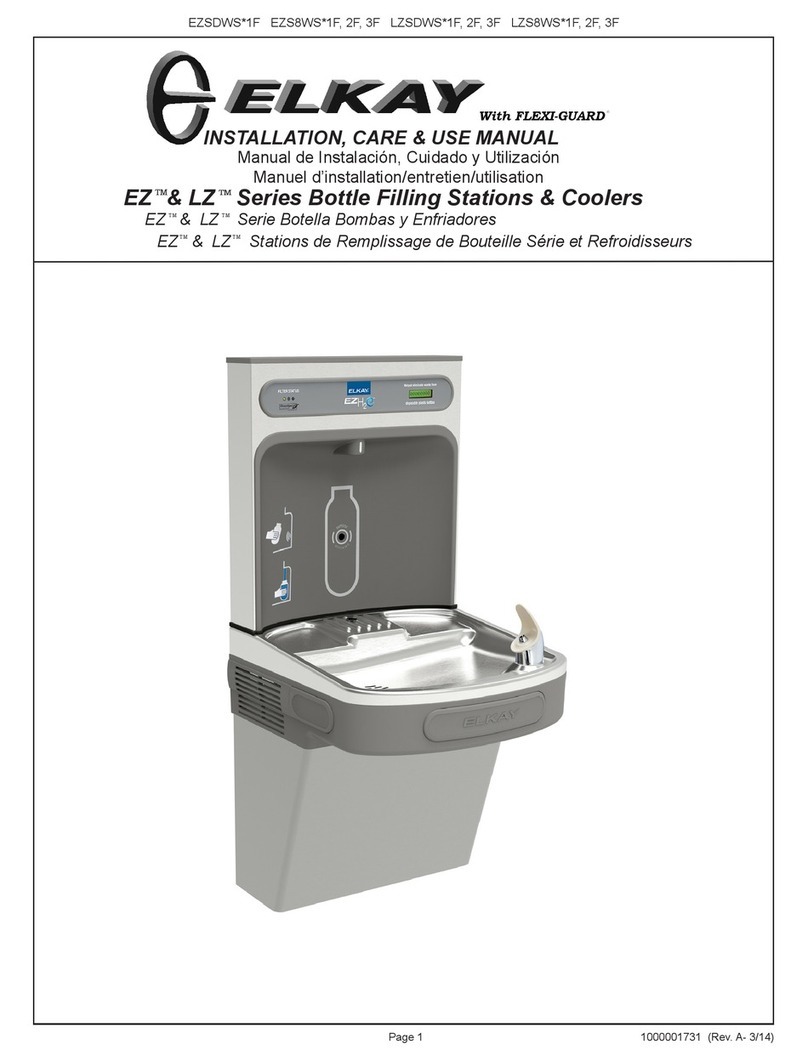 Elkay EZS8WS 2F Series Installation manual