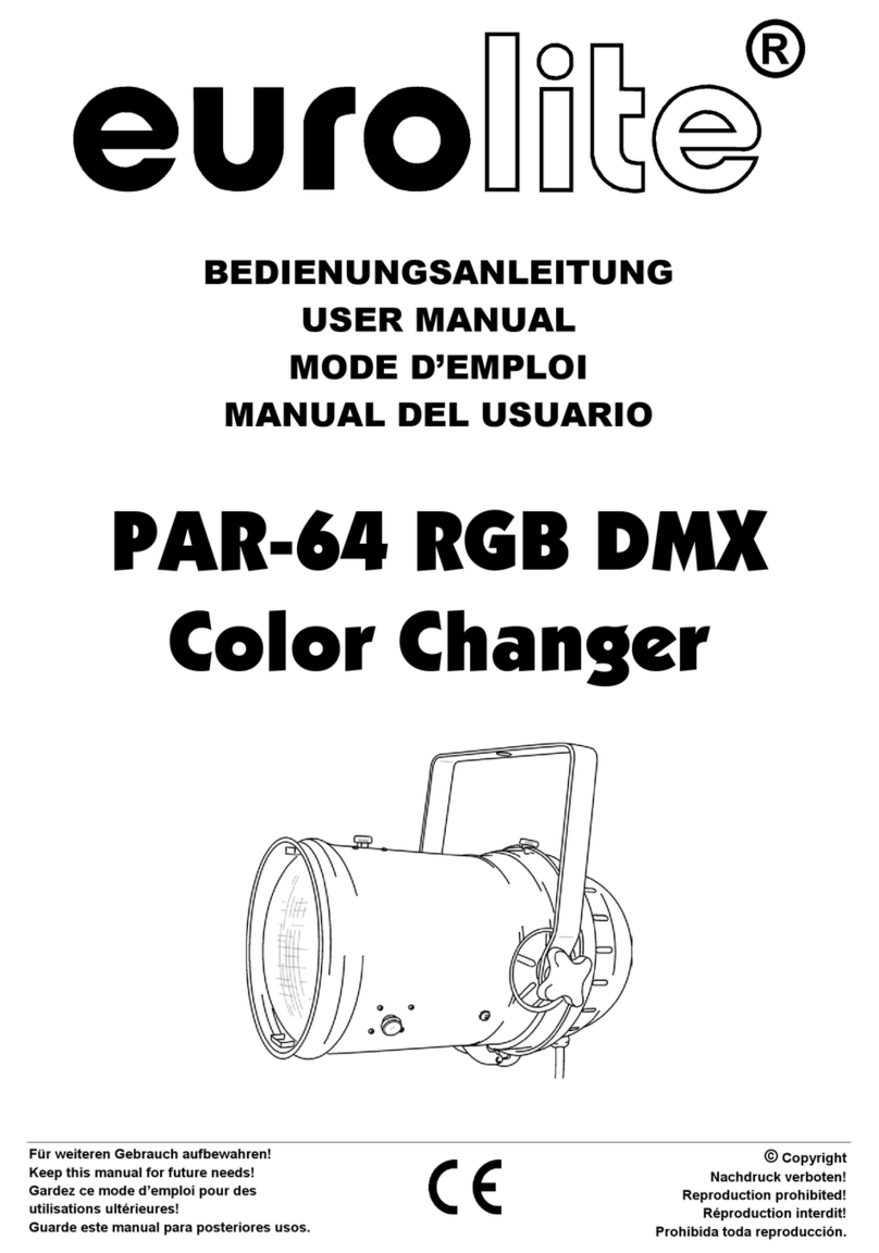 EuroLite PAR-64 RGB user manual