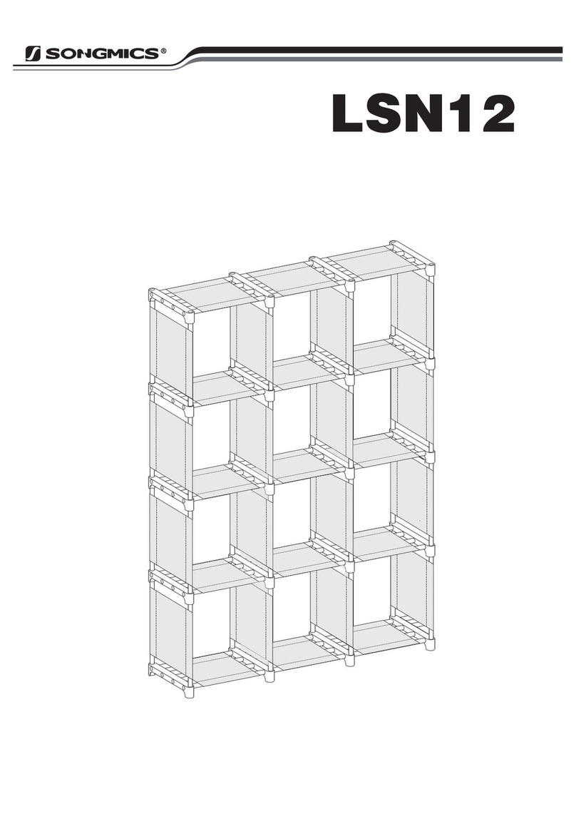 Songmics LSN12 Assembly instructions Songmics LSN12 Assembly instructions