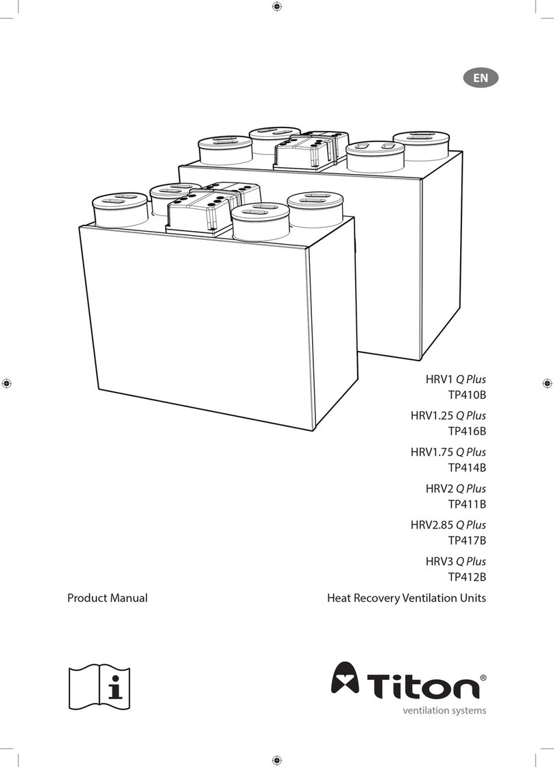 Titon HRV1 Q Plus User manual