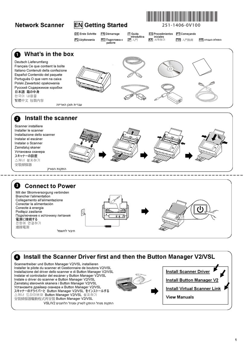 Avision AN360 User manual