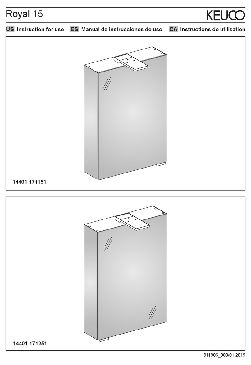 KEUCO Royal 15 14401 171151 Instructions for use