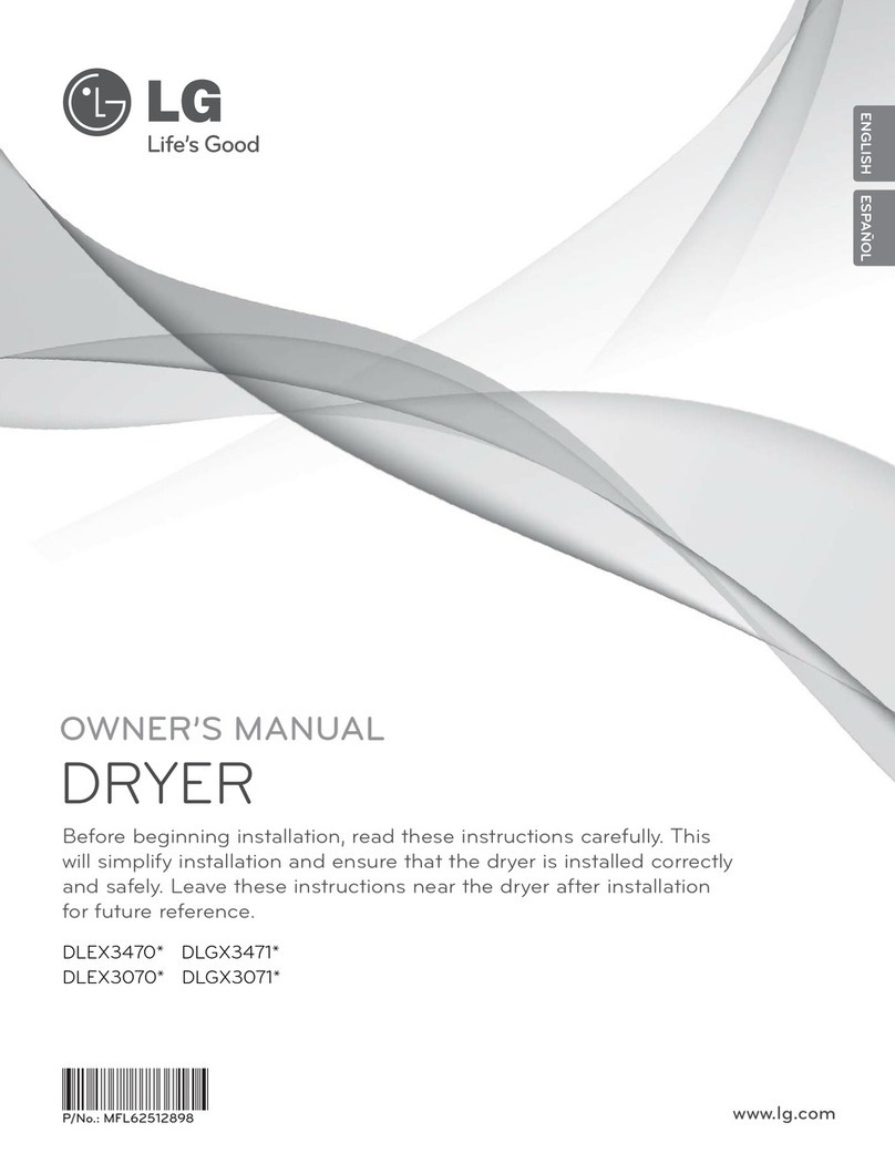 LG DLGX3071 Series User manual