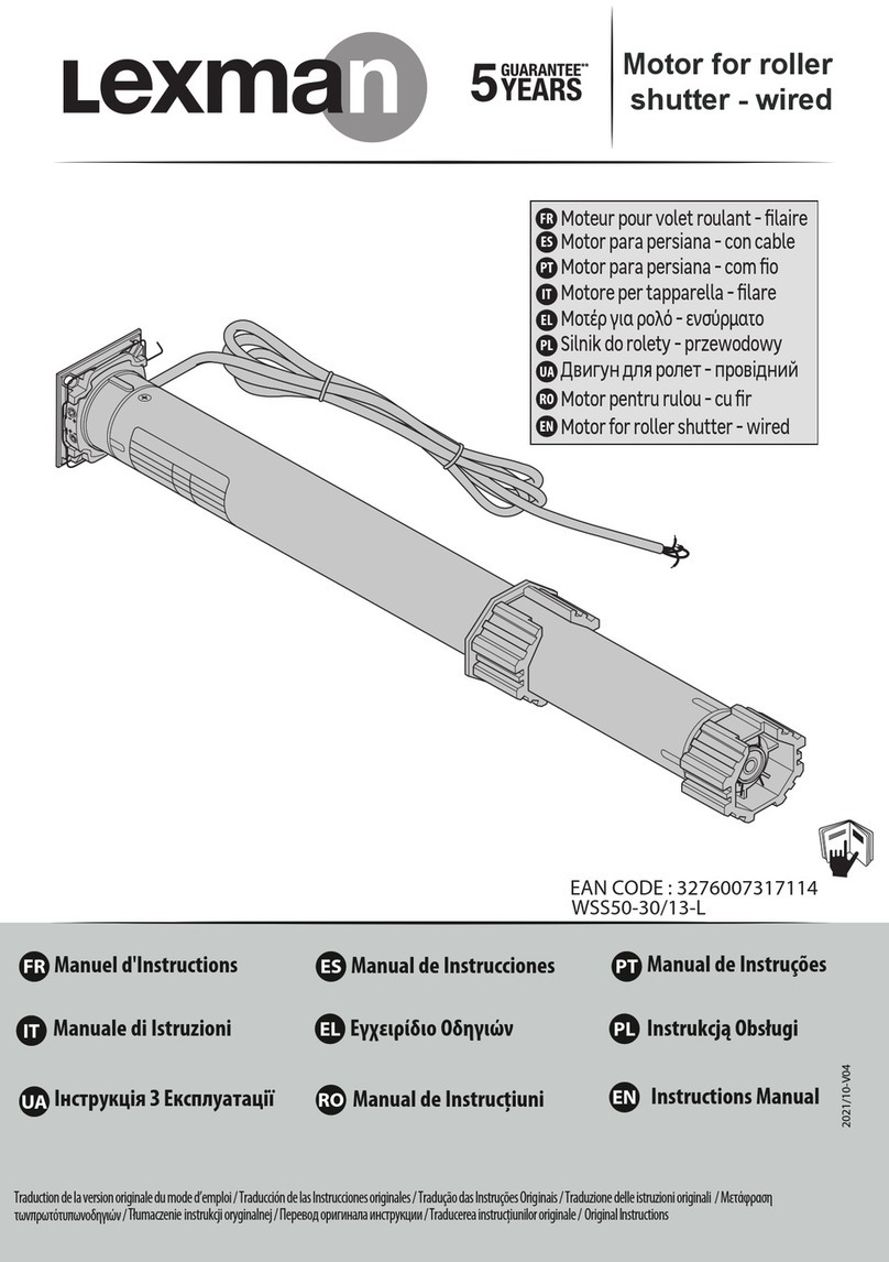 LEXMAN WSS50-30/13-L instruction manual