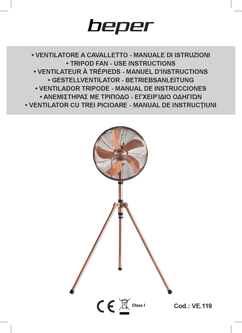 Beper VE.119 Operating and maintenance manual