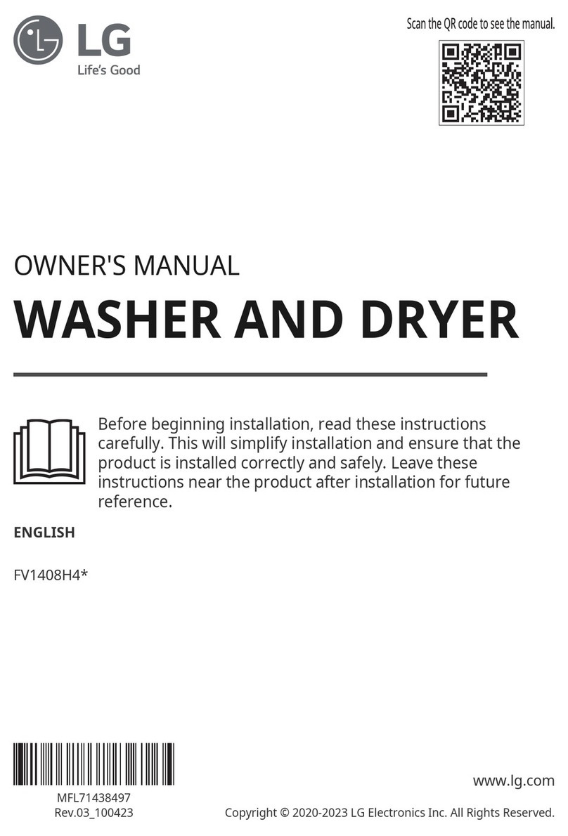 LG FV1408H4 Series User manual LG FV1408H4 Series User manual