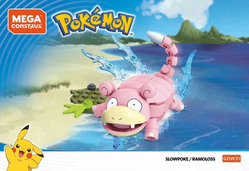 Mega Construx Pokemon SLOWPOKE User manual Mega Construx Pokemon SLOWPOKE User manual