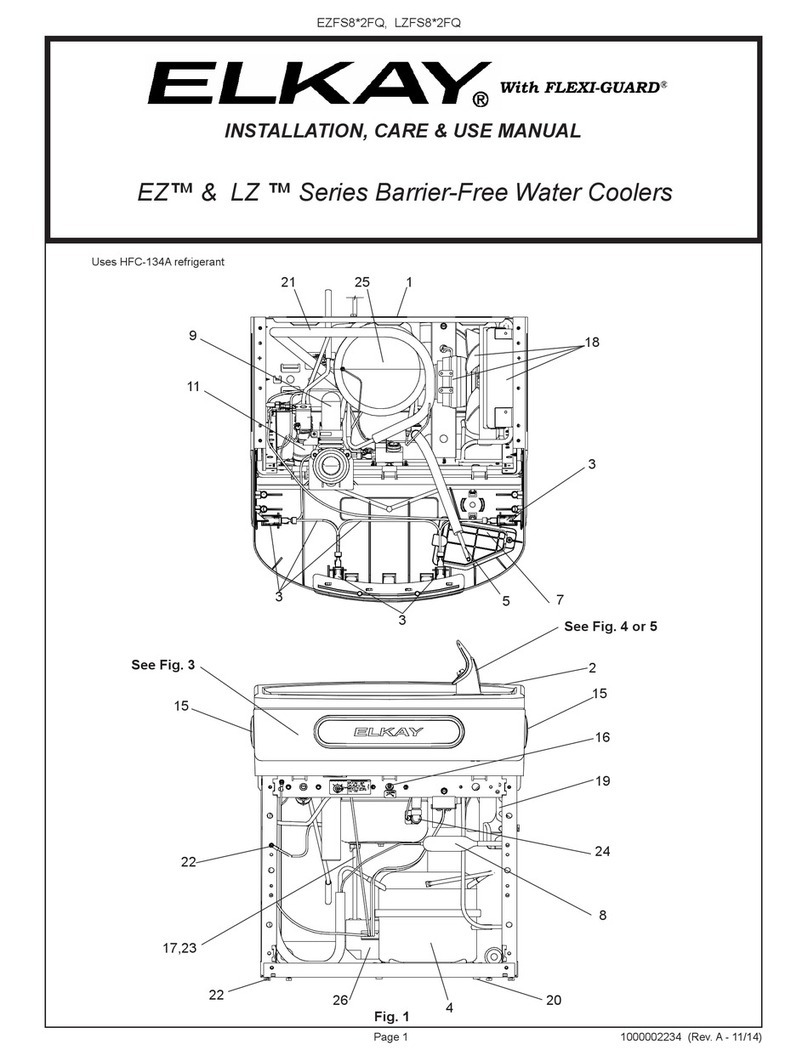 Elkay LZ Series Installation, care & use manual Elkay LZ Series Installation, care & use manual
