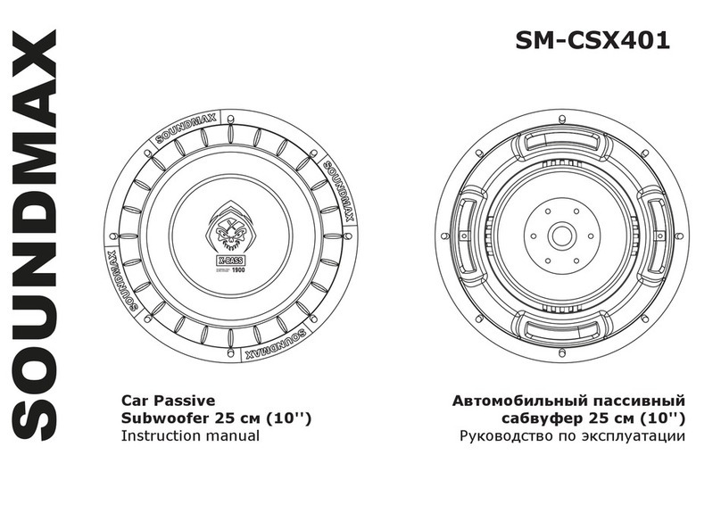 SoundMax SM-CSX401 instruction manual