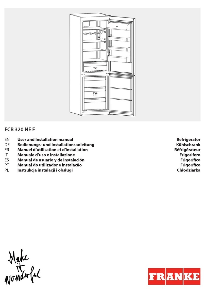 Franke FCB 320 NE F Operating manual