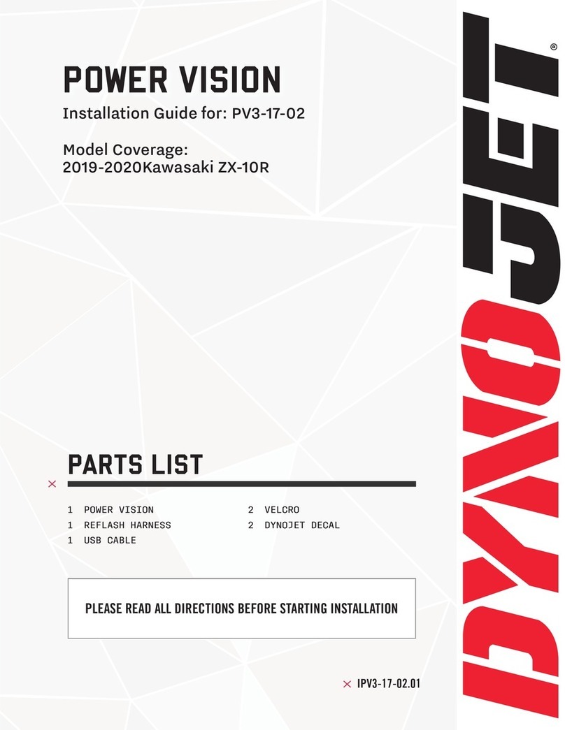 Dynojet POWER VISION PV3-17-02 User manual