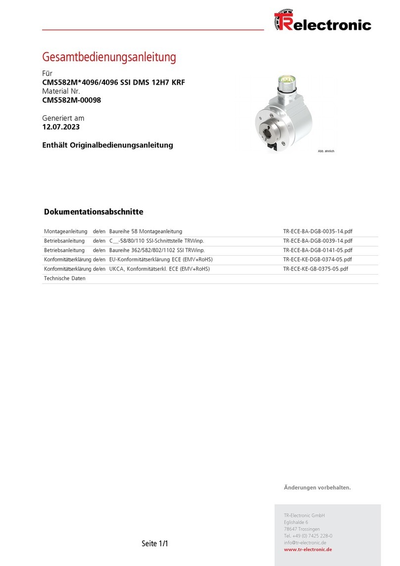 TR-Electronic CMS582M-4096/4096 IOL DMS 14H7 KRF User manual