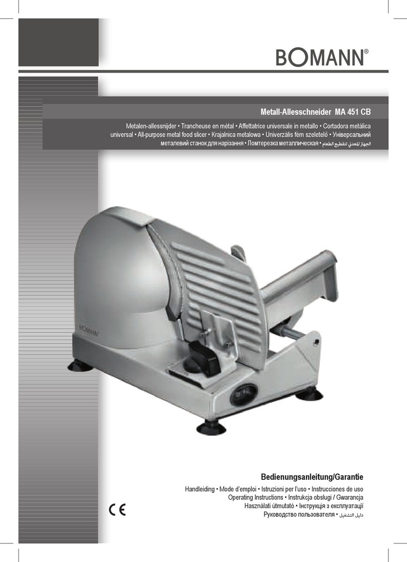 BOMANN MA 451 CB operating instructions