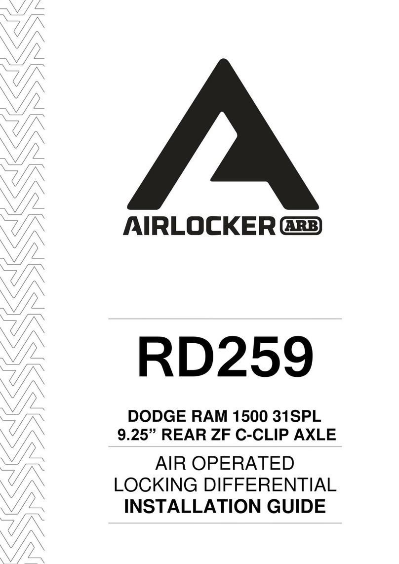 ARB Airlocker RD259 installation guide