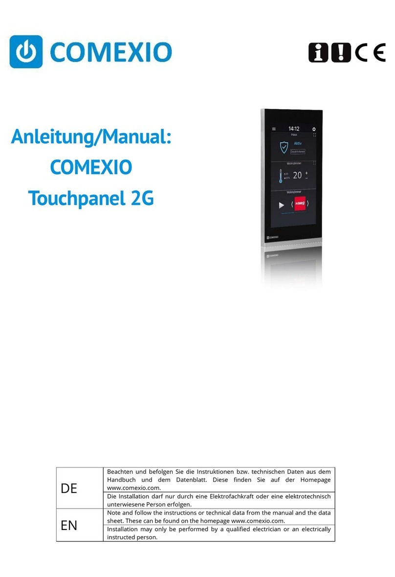 COMEXIO Touchpanel 2G manual