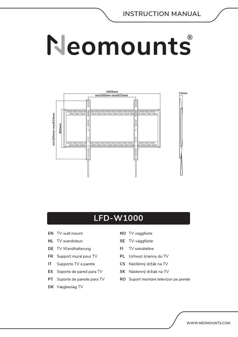 NeoMounts LFD-W1000 instruction manual